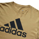 Beige Adidas Logo Tee