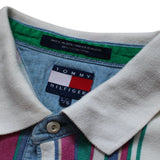 80's Tommy Hilfiger Stripe Polo