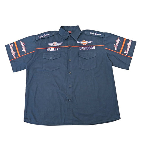 OG Harley Davidson Full Embroidery Shirt